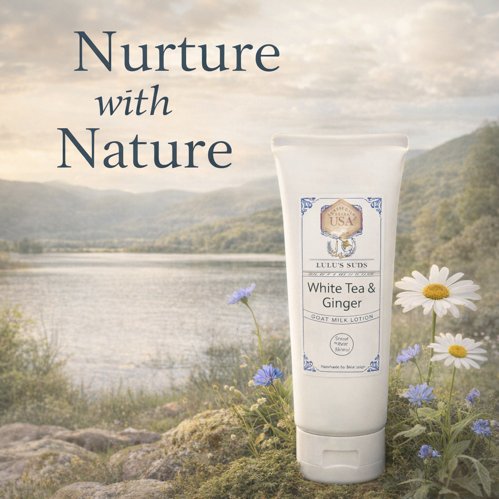 White Tea & Ginger Goat Milk Lotion 8 oz.