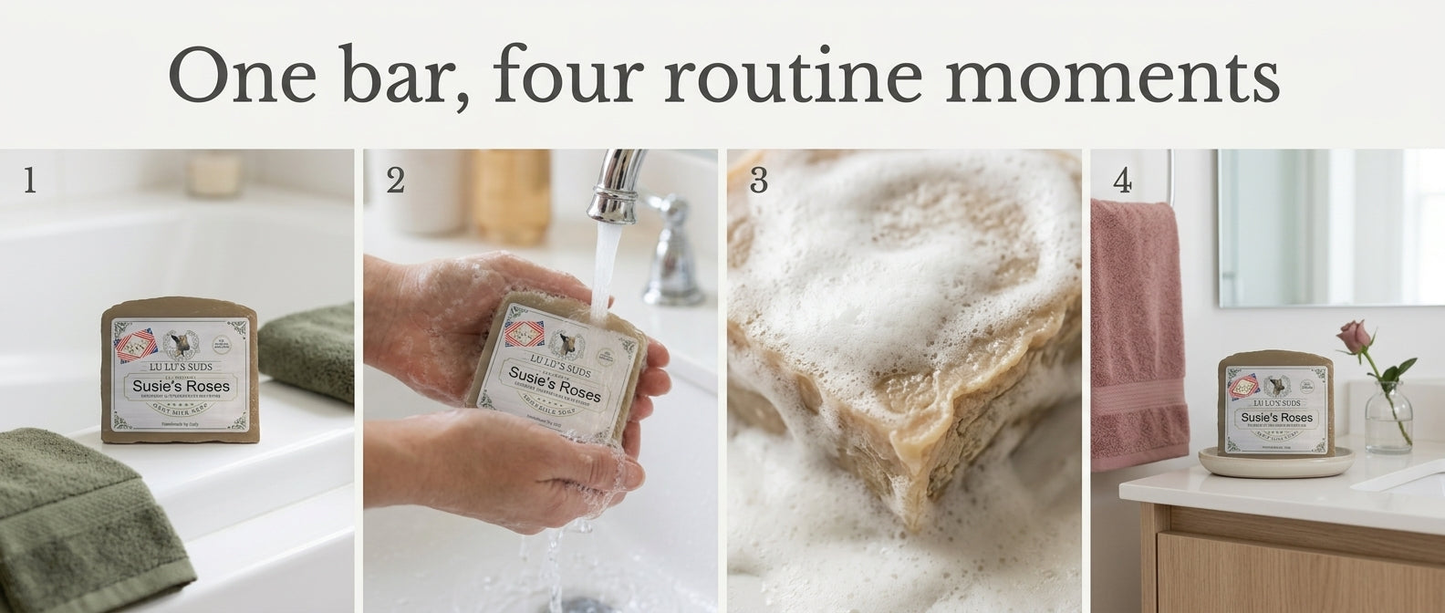 Susie's Roses Goat Milk Soap 5 oz.
