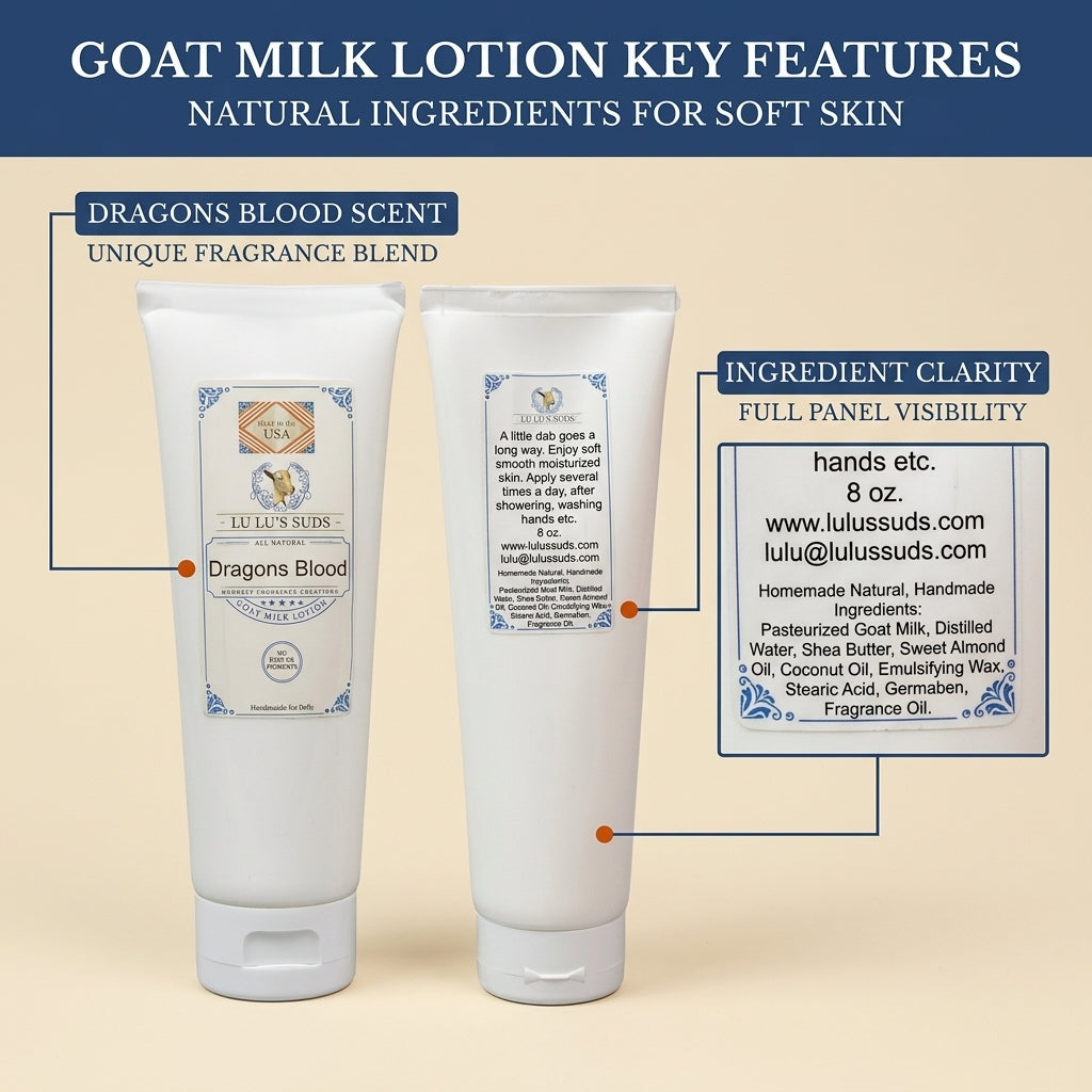 Dragons Blood Goat Milk Lotion 4 oz.