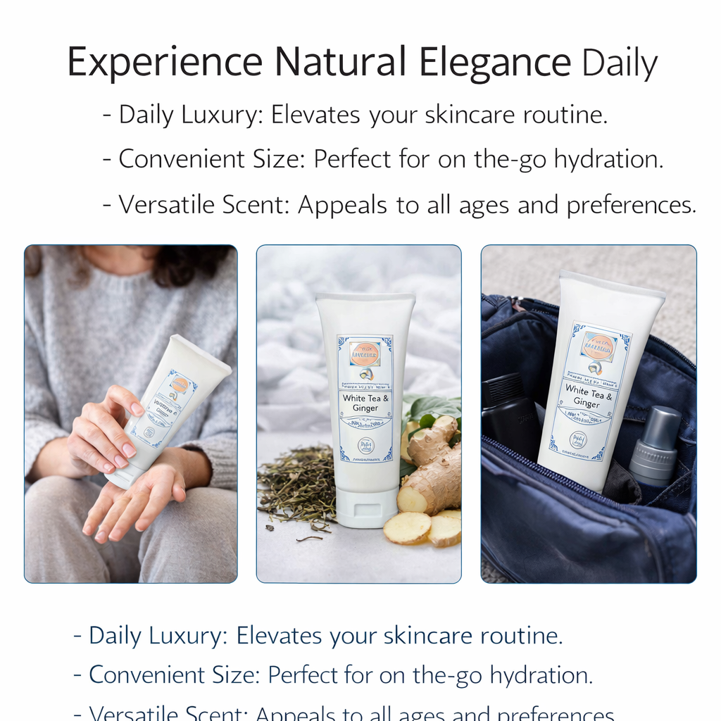 White Tea & Ginger Goat Milk Lotion 8 oz.
