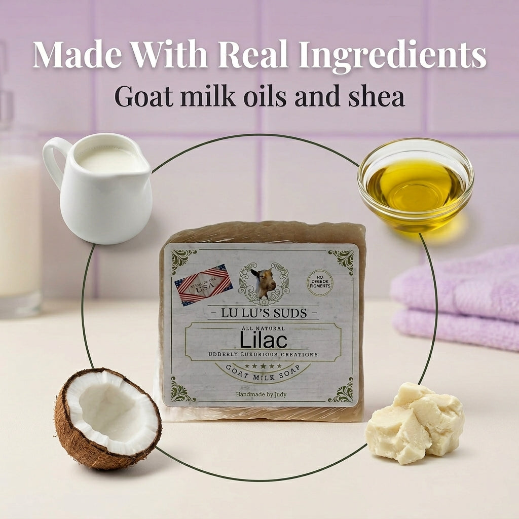 Lilac Goat Milk Soap 5 oz.