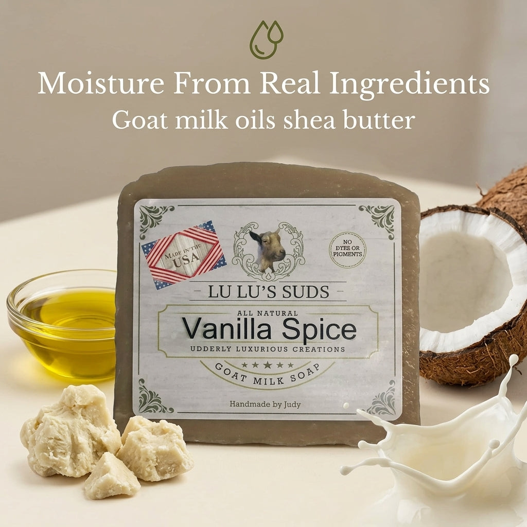 Vanilla Spice Goat Milk Soap 5 oz.