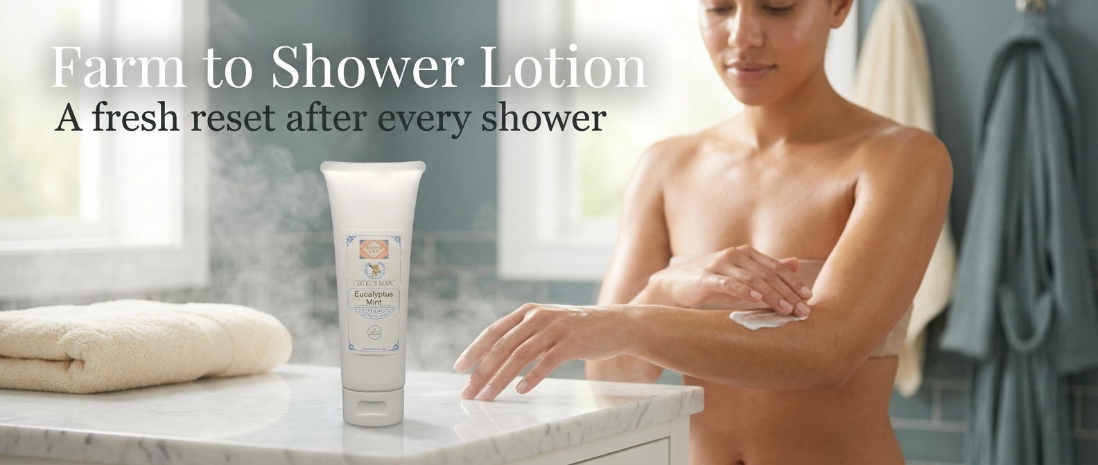 Eucalyptus Mint Goat Milk Lotion 8 oz.