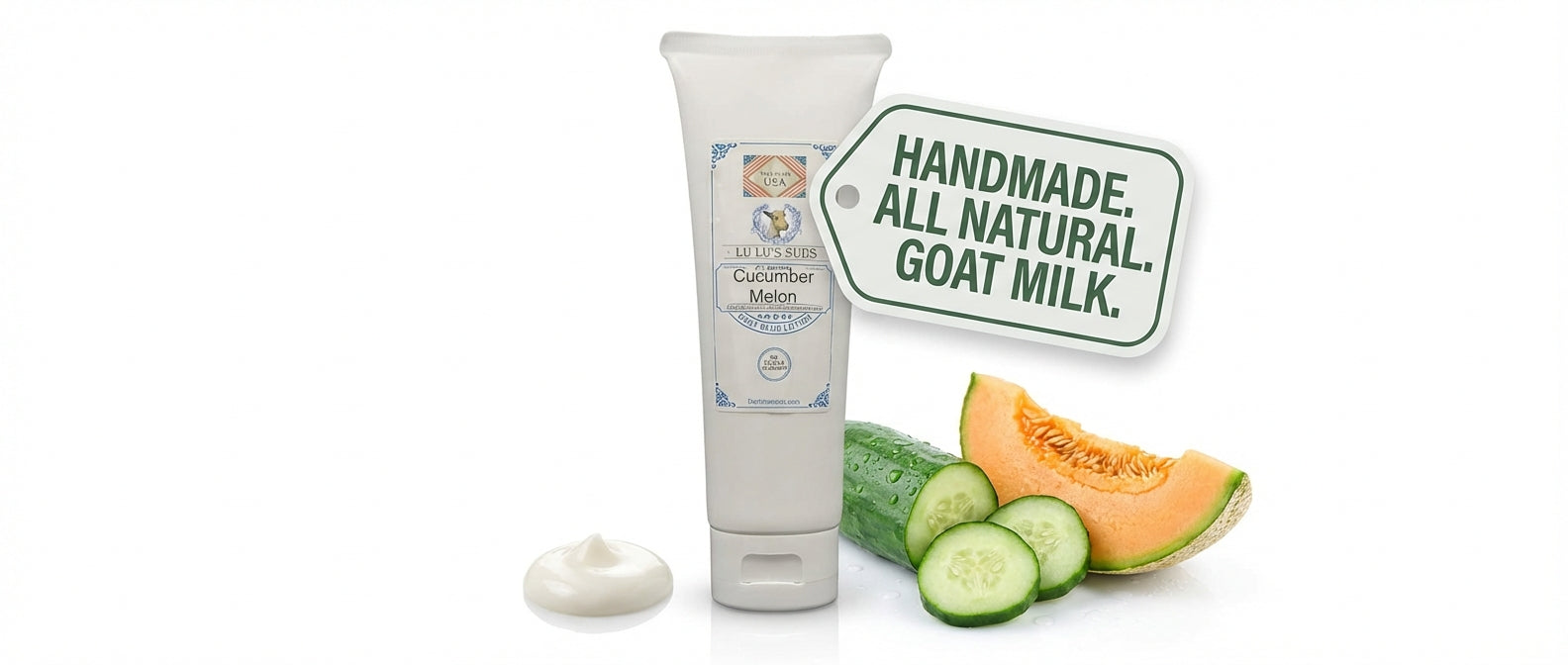 Cucumber Melon Goat Milk Lotion 4 oz.