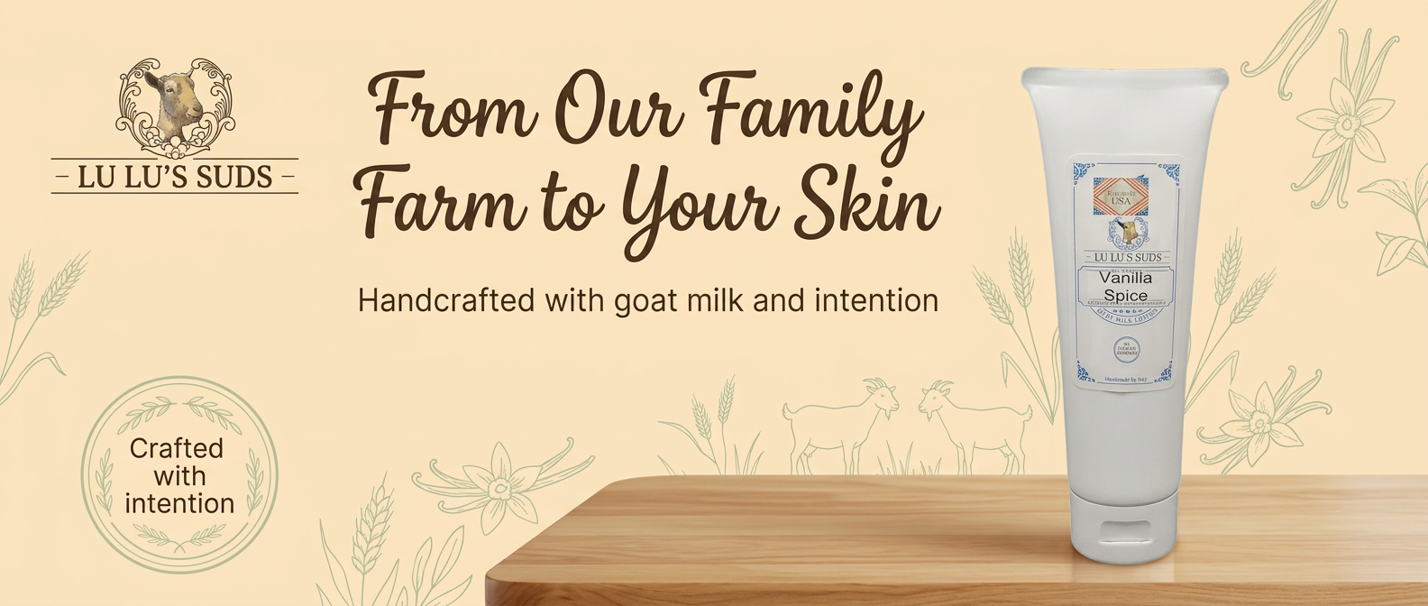 Vanilla Woods Goat Milk Lotion 8 oz.