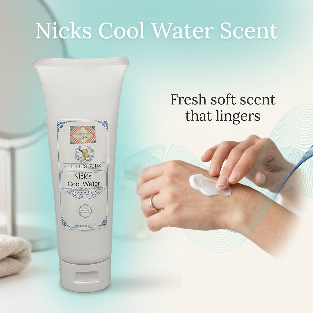 Nick's Cool Water Goat Milk Lotion 4 oz.