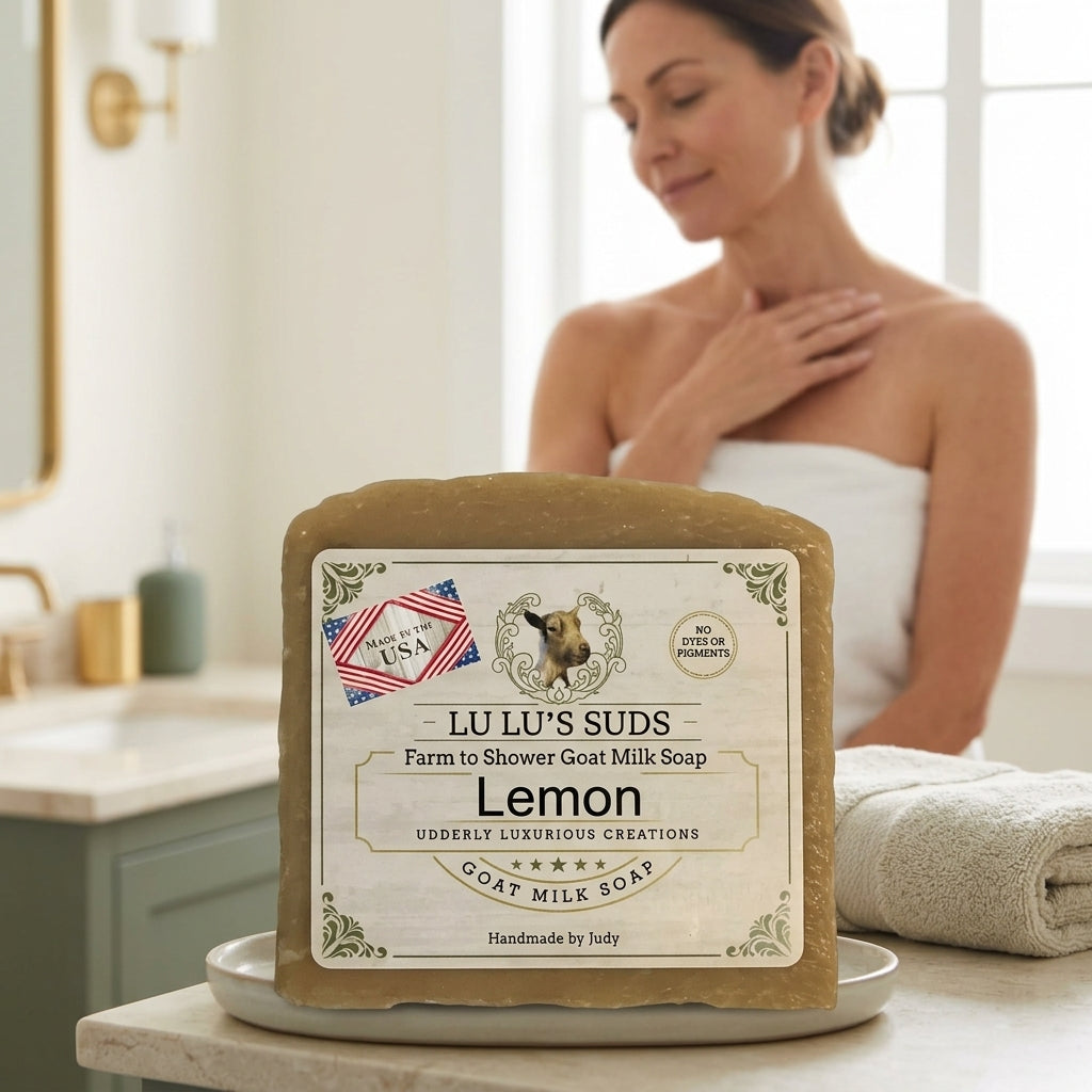 Lemon Goat Milk Soap 5 oz.