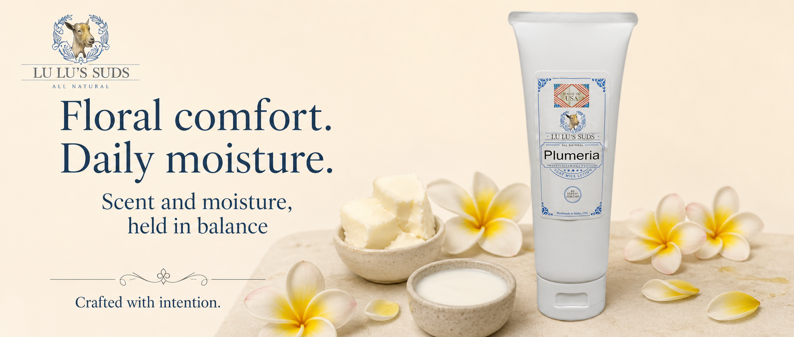 Plumeria Goat Milk Lotion 4 oz.