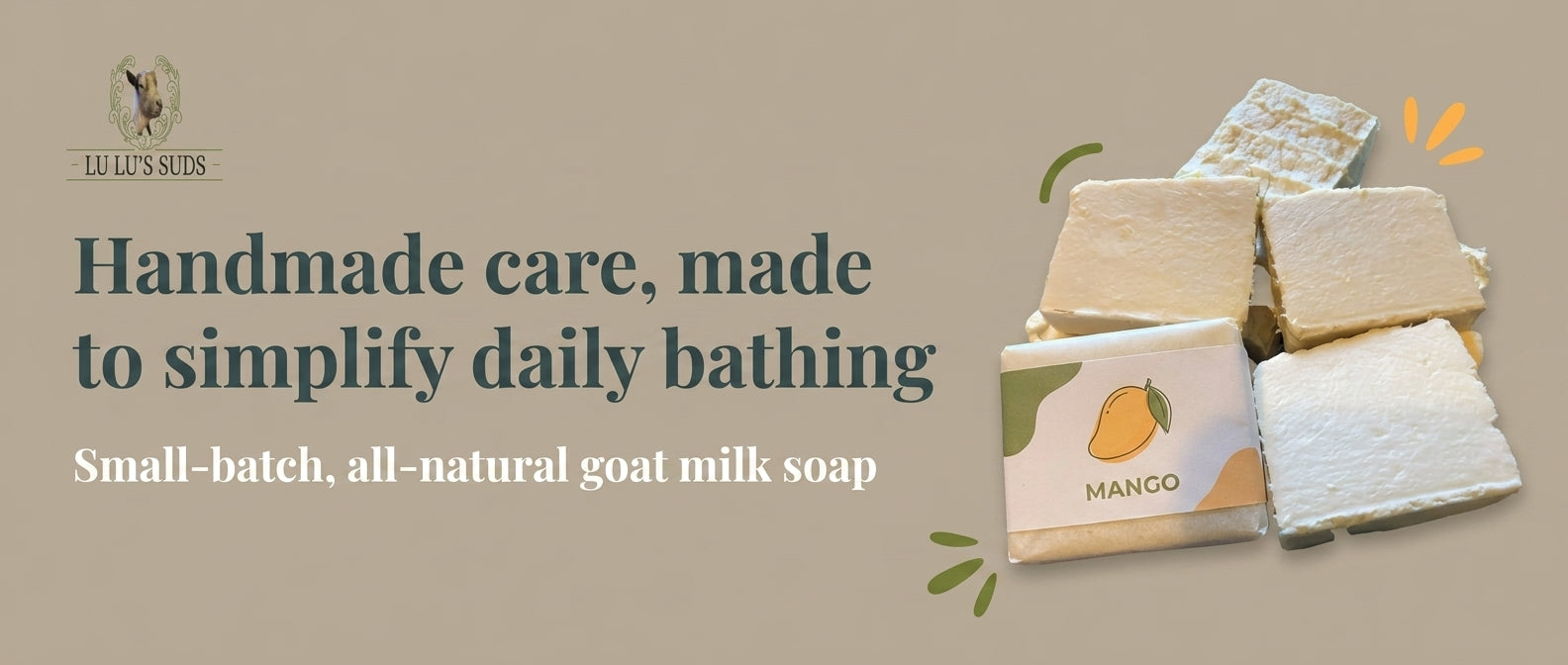 Mango Goat Milk Soap 5 oz.