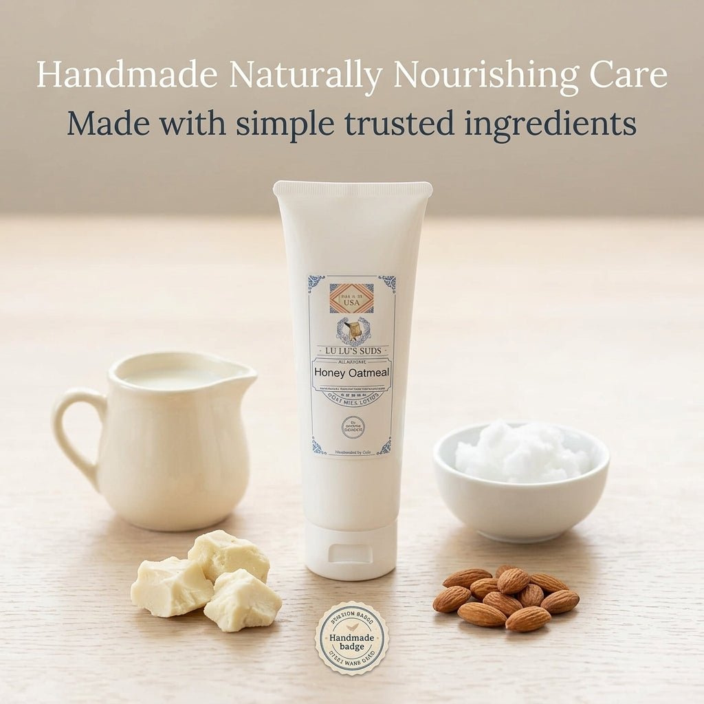 Honey Oatmeal Goat Milk Lotion 4 oz.