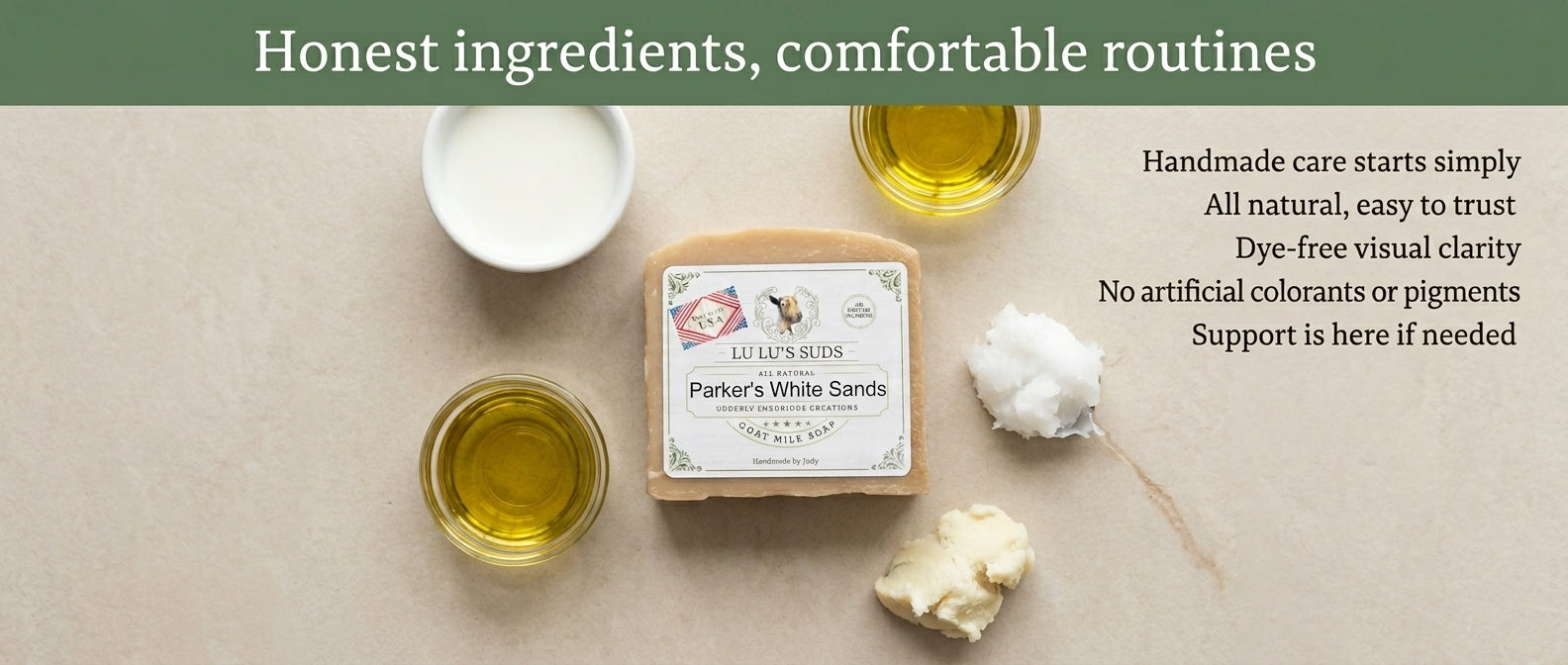Parker's White Sands Goat Milk Soap 5 oz.