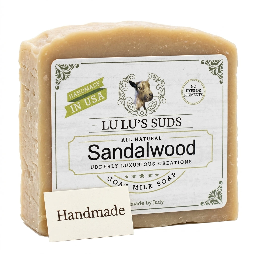 Sandalwood Goat Milk Soap 5 oz.