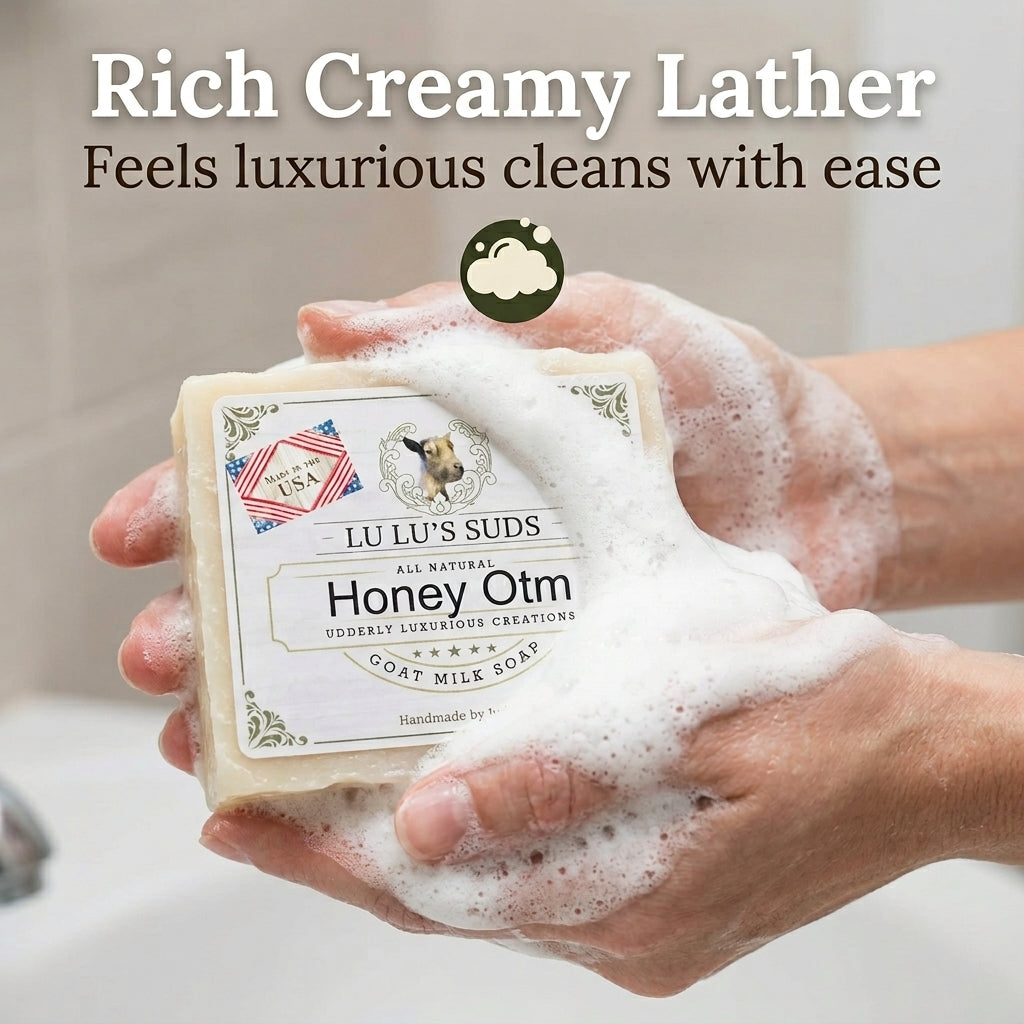Honey Oatmeal Goat Milk Soap 5 oz.