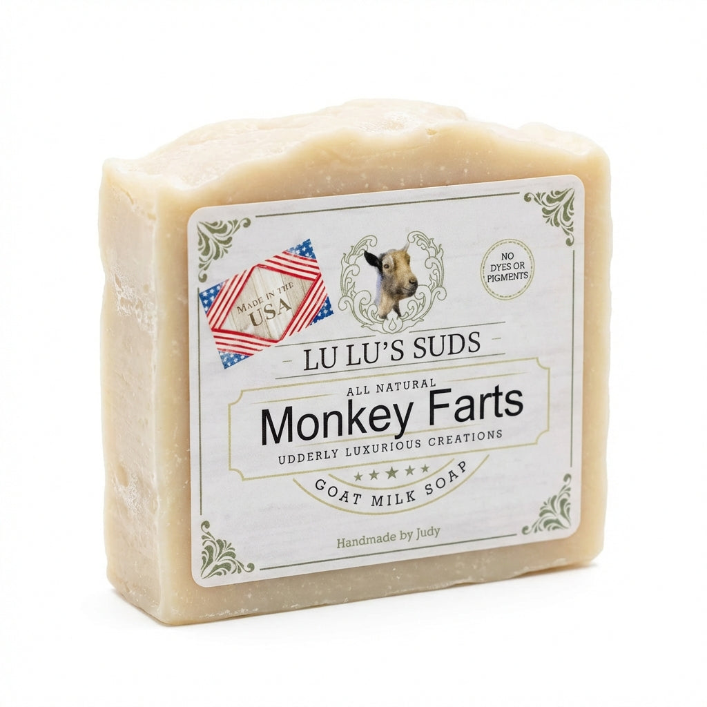 Monkey Farts Goat Milk Soap 5 oz.