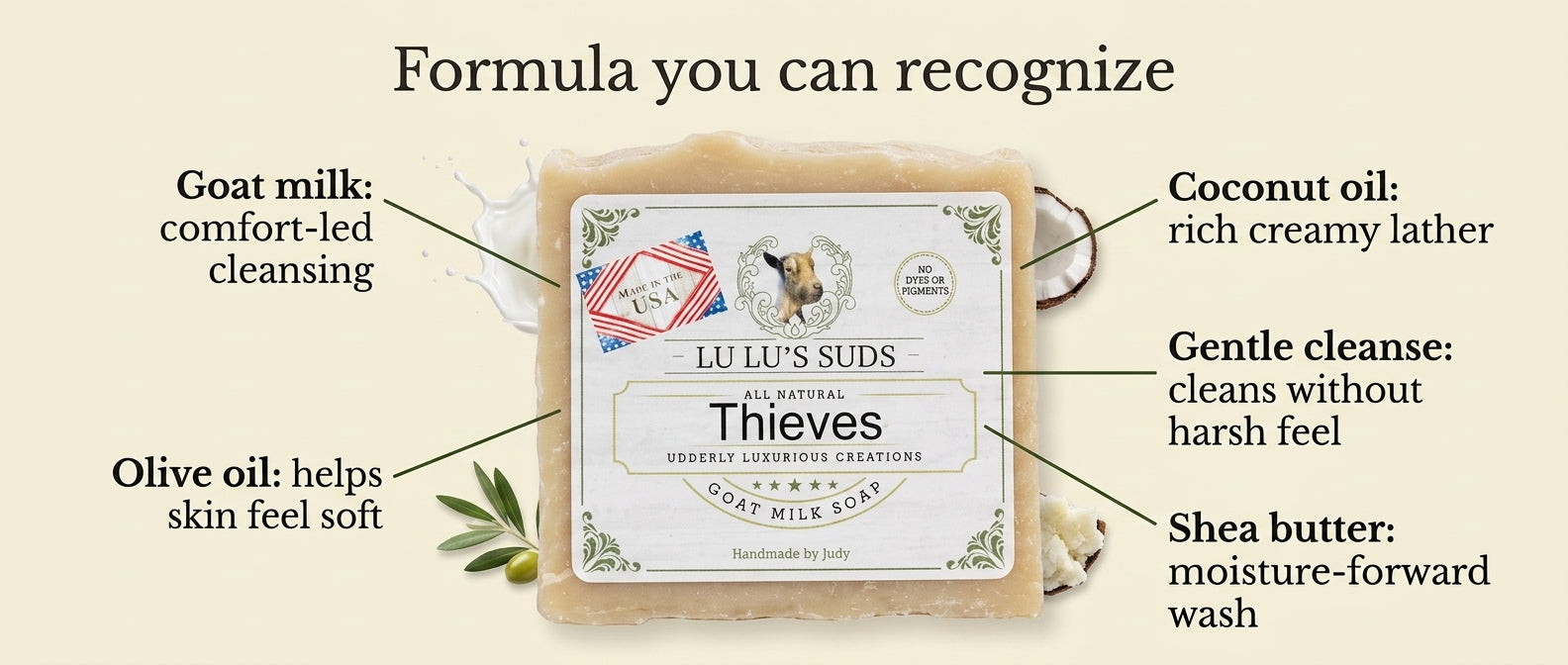 Thieves Goat Milk Soap 5 oz.