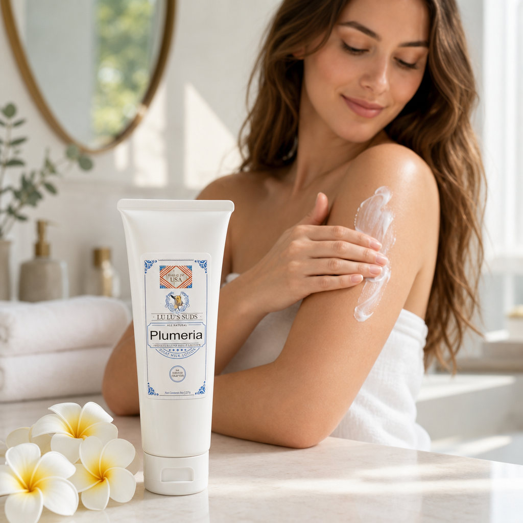 Plumeria Goat Milk Lotion 8 oz.