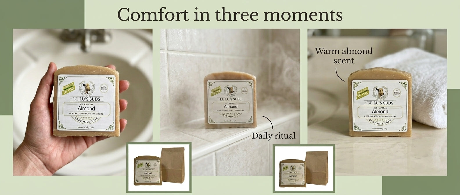 Almond Goat Milk Soap 5 oz.