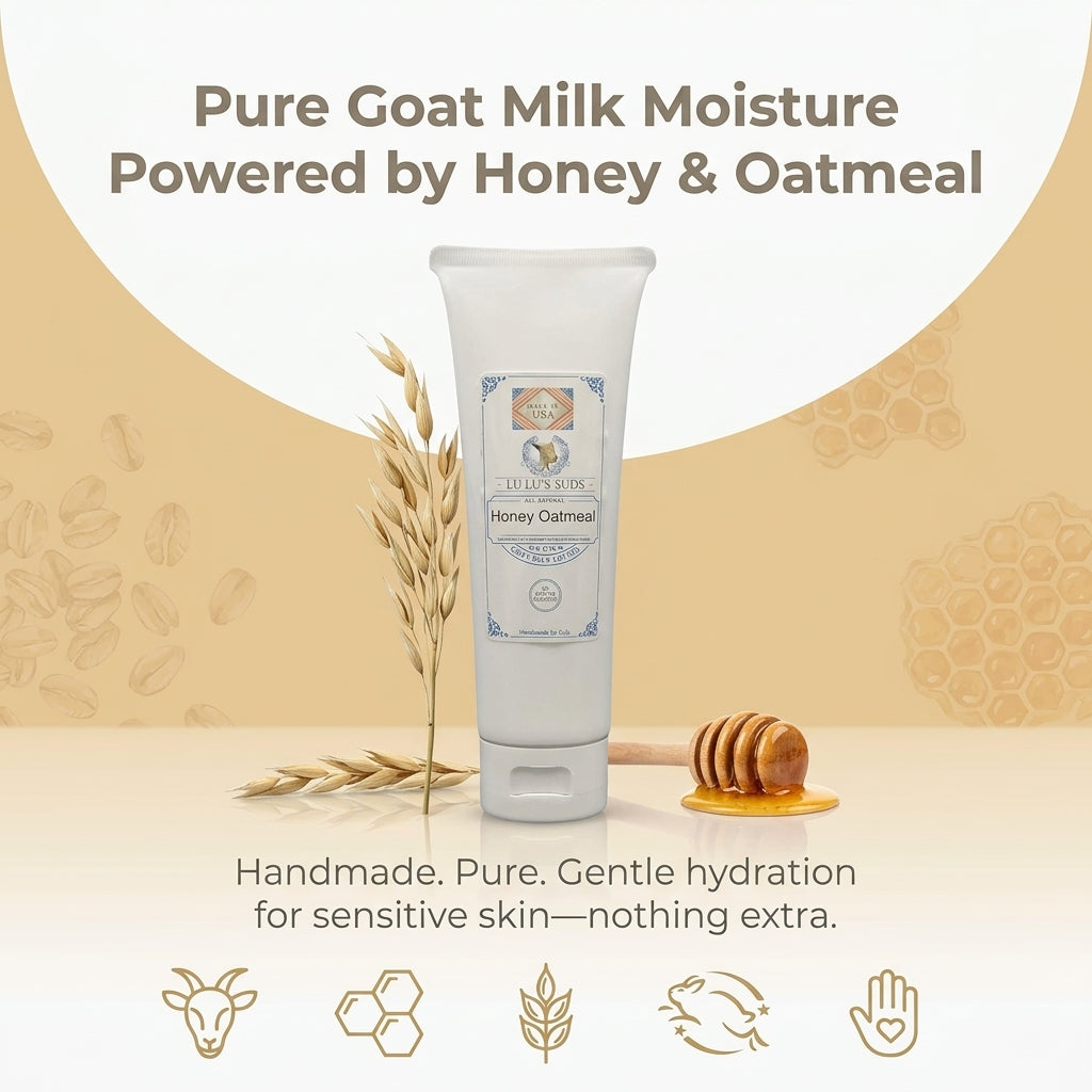 Honey Oatmeal Goat Milk Lotion 4 oz.
