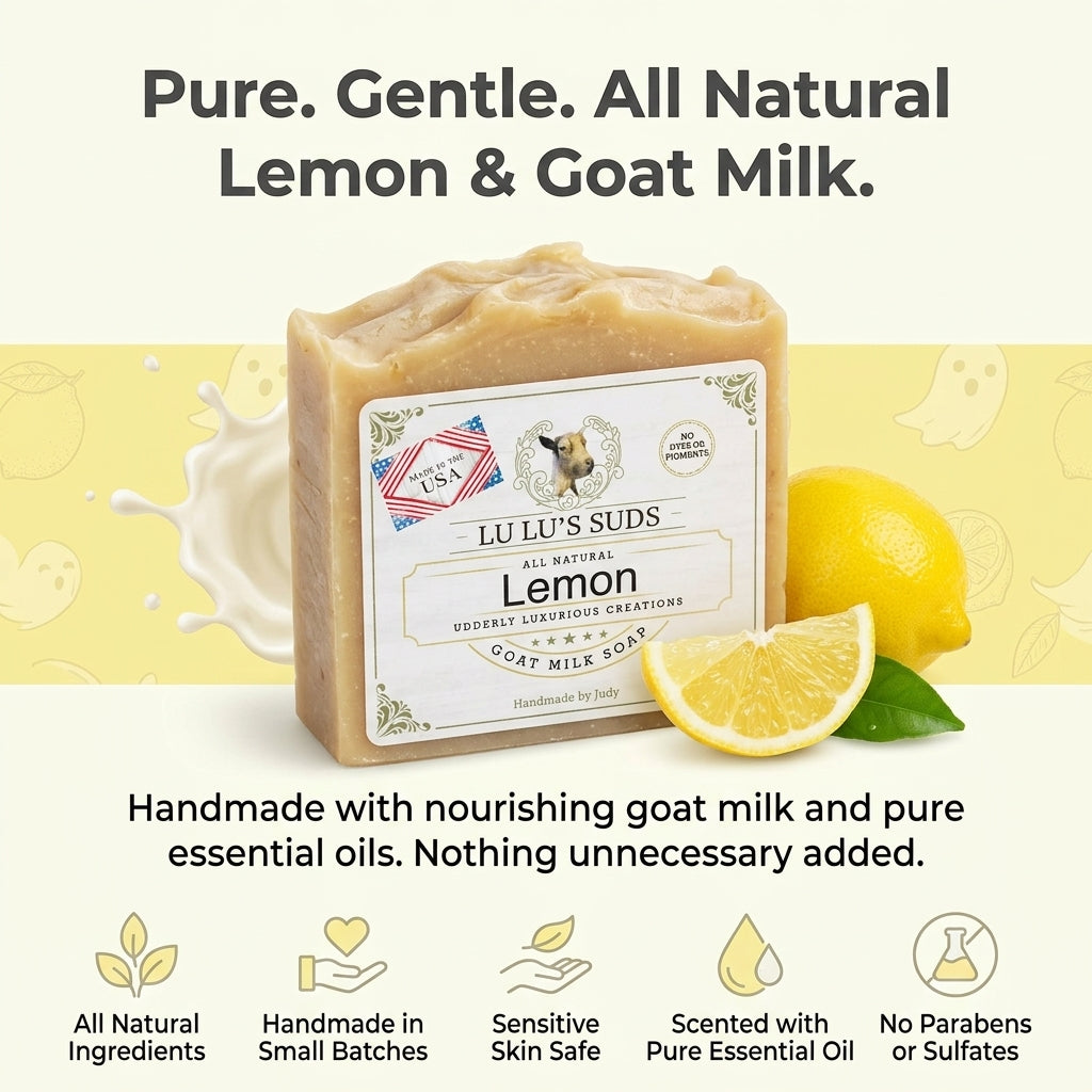 Lemon Goat Milk Soap 5 oz.