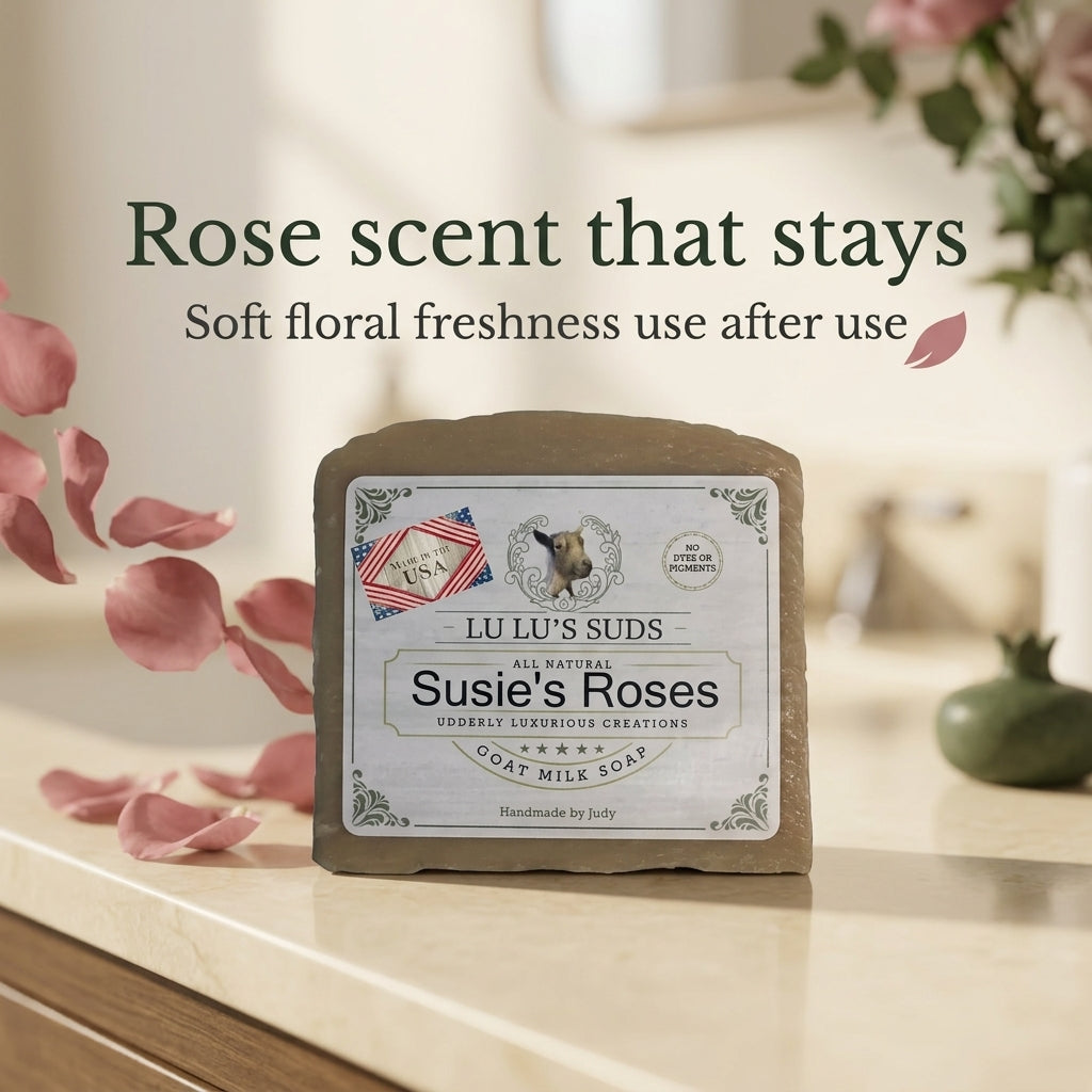 Susie's Roses Goat Milk Soap 5 oz.