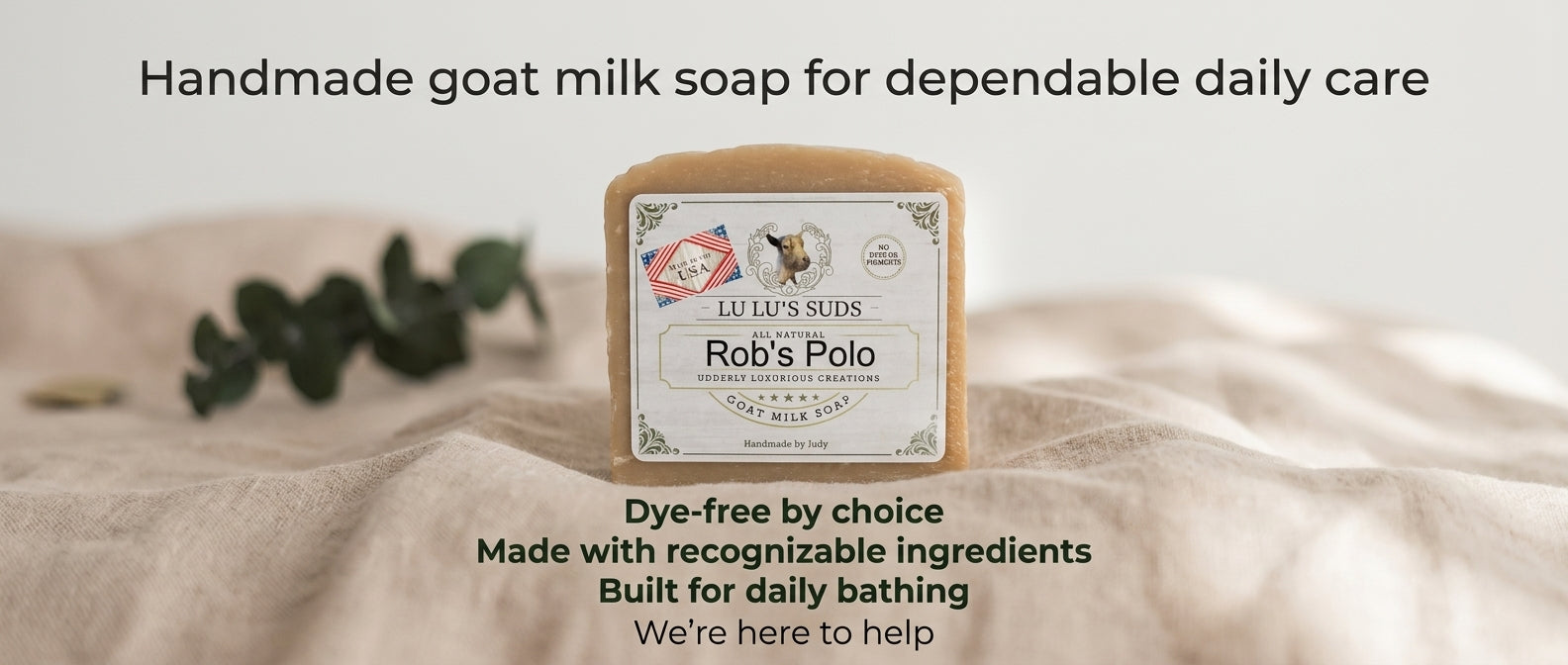 Rob's Polo Goat Milk Soap 5 oz.