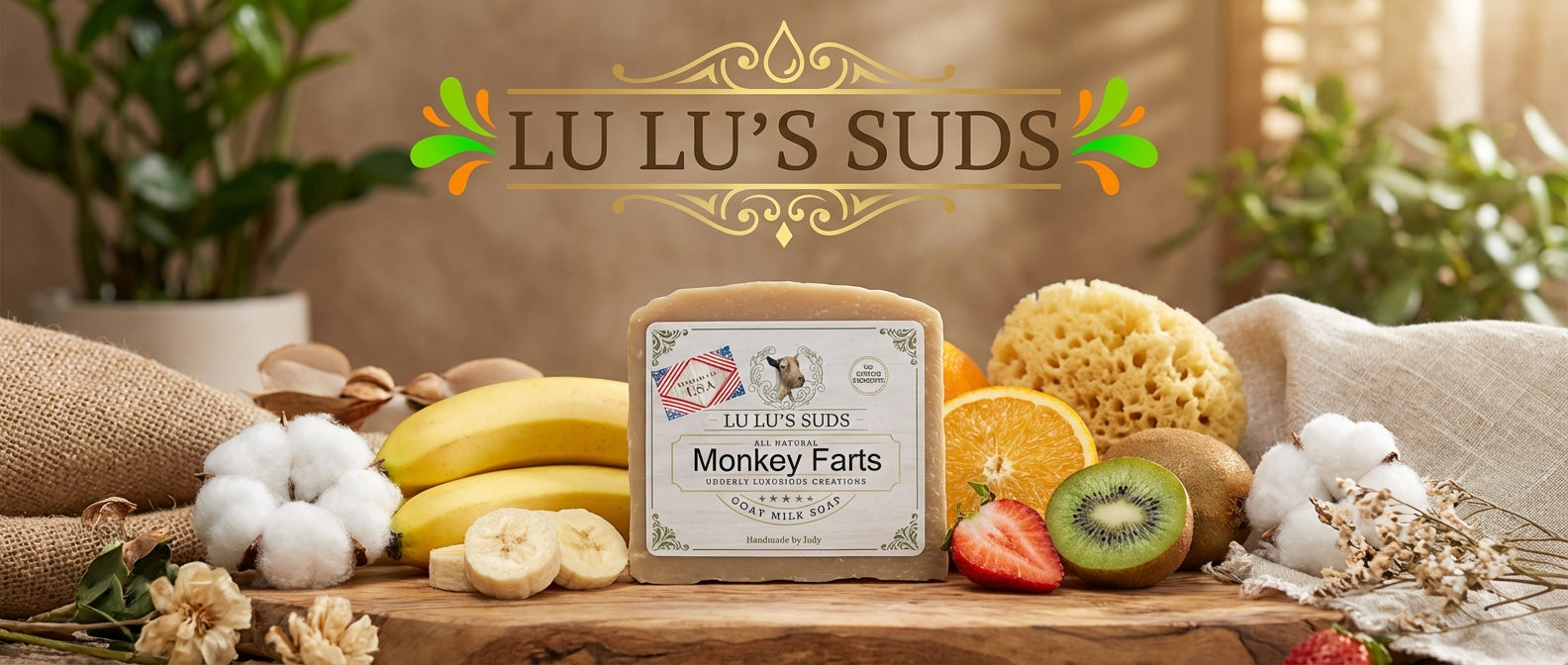 Monkey Farts Goat Milk Soap 5 oz.