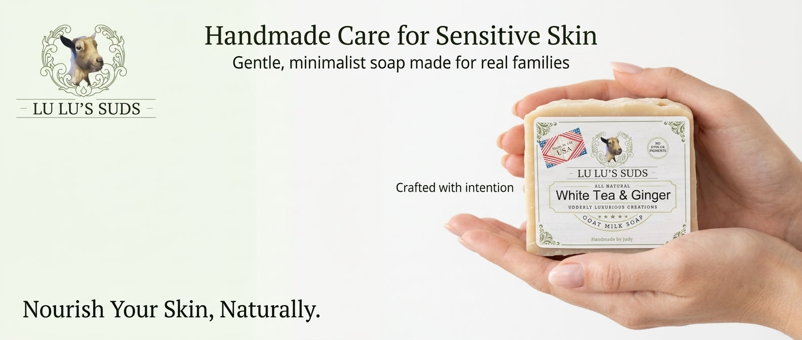 White Tea & Ginger Goat Milk Soap 5 oz.