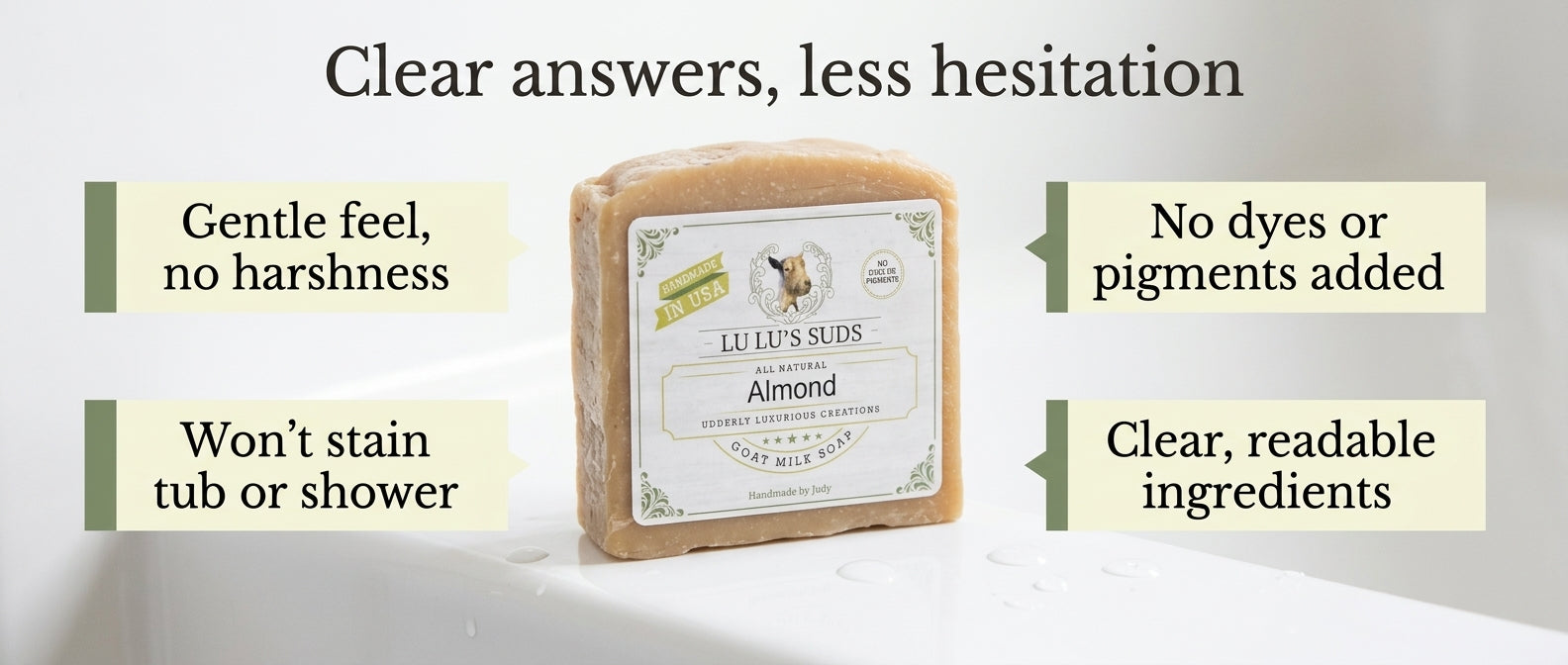 Almond Goat Milk Soap 5 oz.