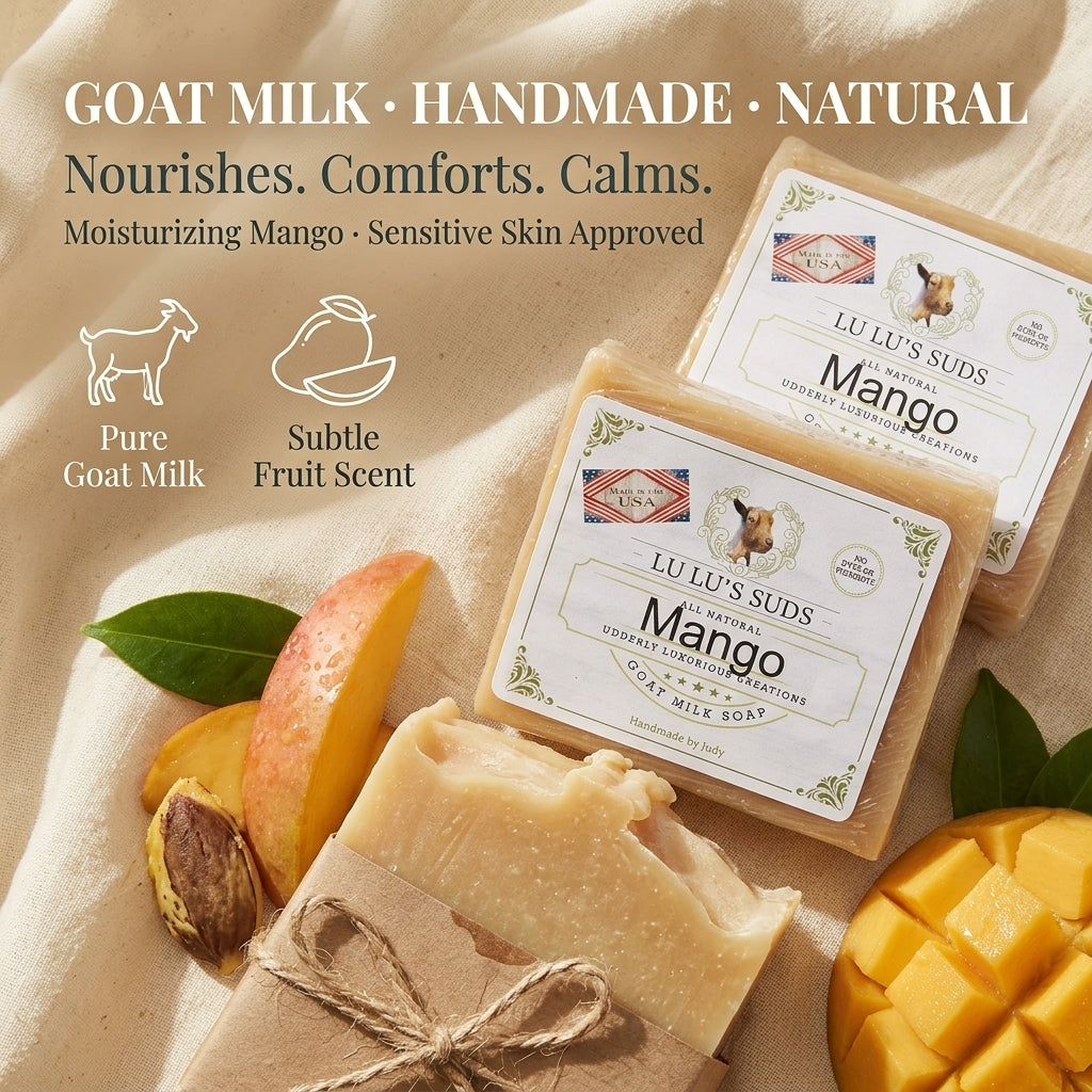 Mango Goat Milk Soap 5 oz.