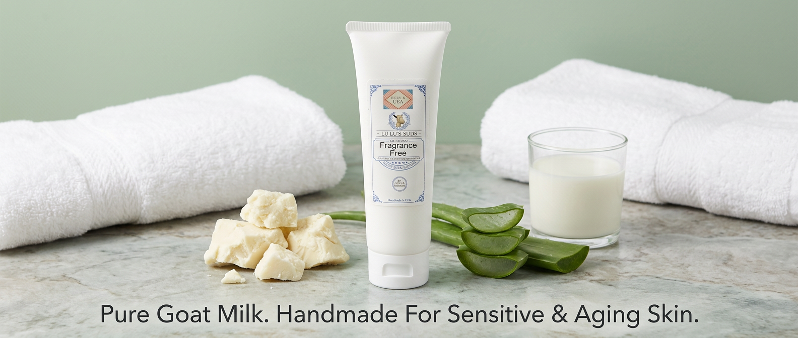 Fragrance Free Goat Milk Lotion 4 oz.