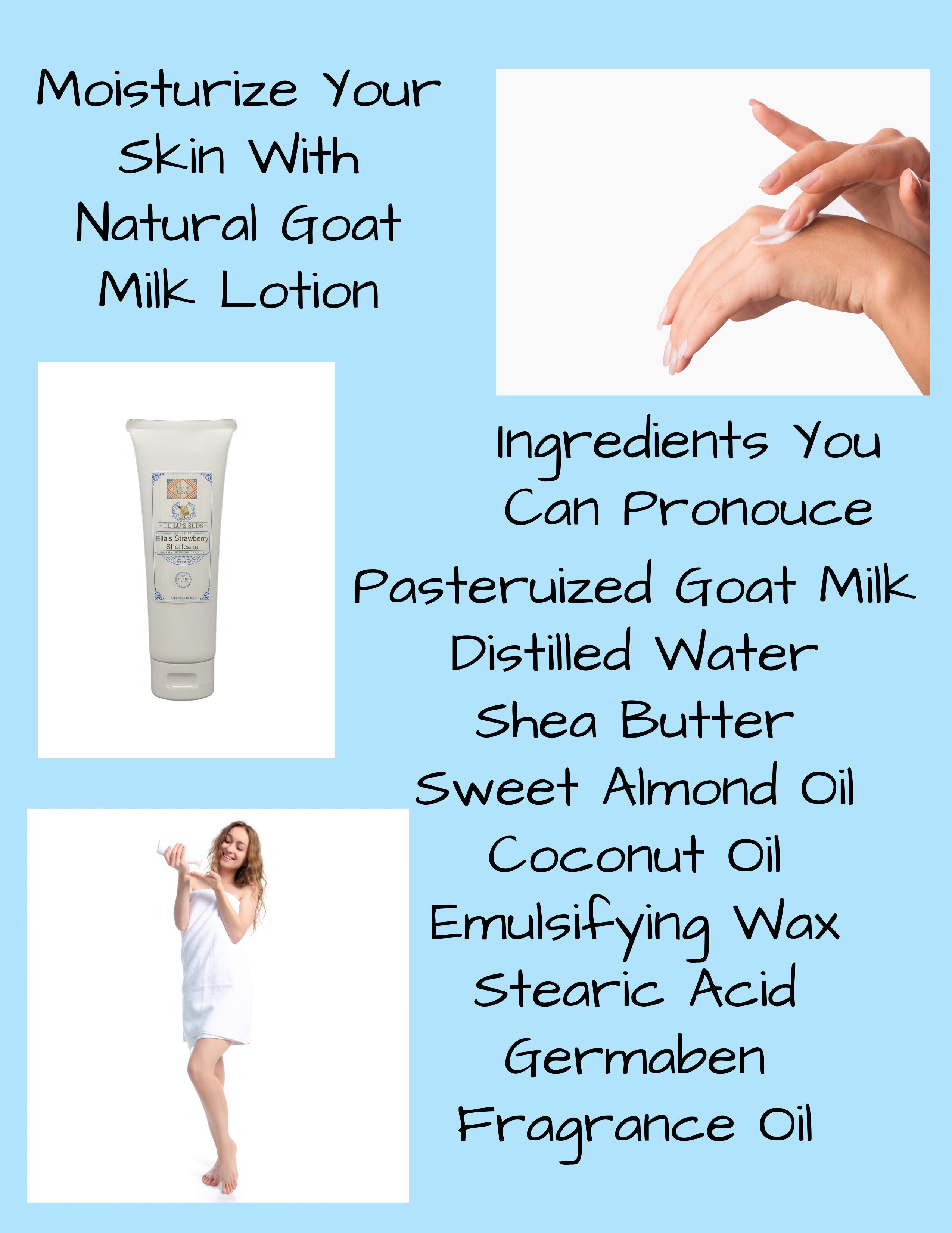 Honeysuckle Goat Milk Lotion 4 oz.