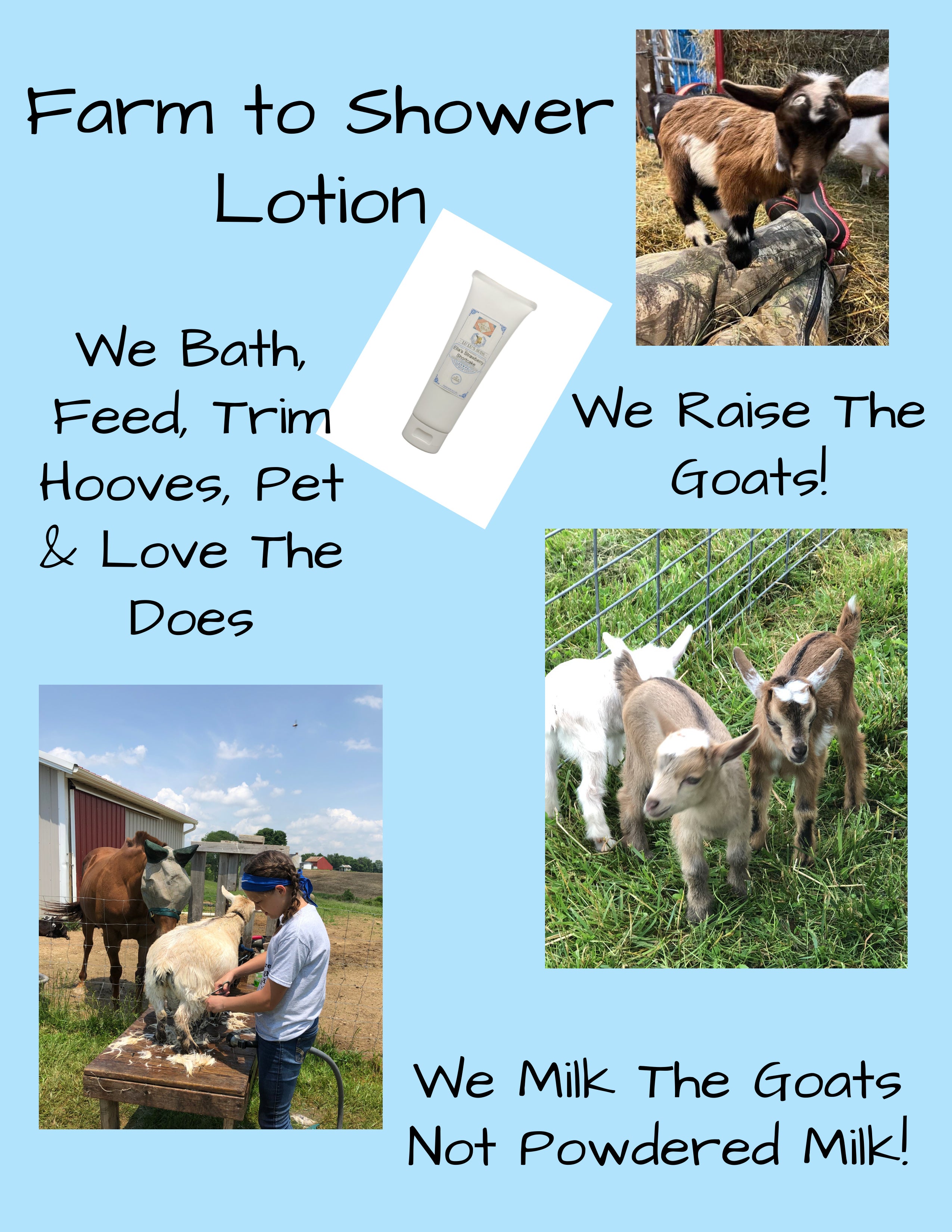 Clean Cotton Goat Milk Lotion 8 oz.