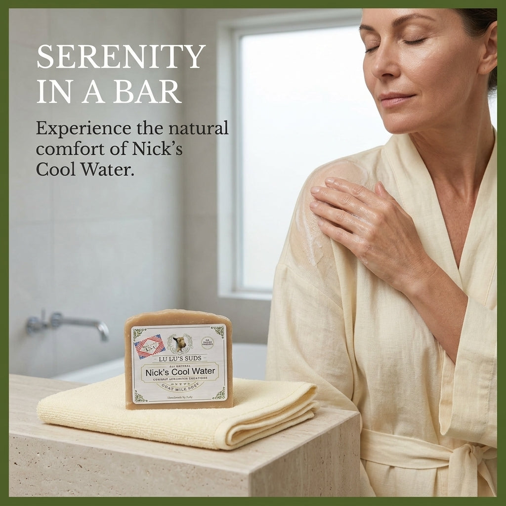 Nick's Cool Water Goat Milk Soap 5 oz.