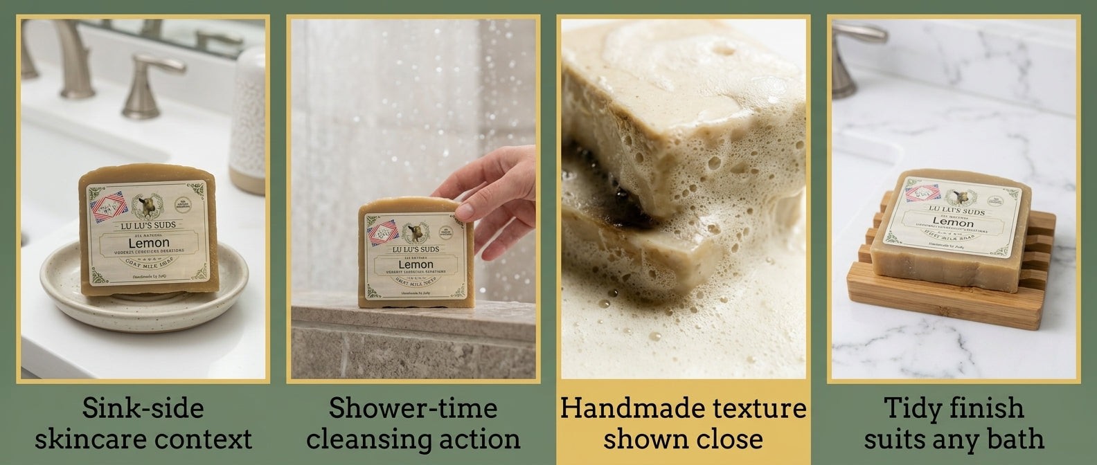 Lemon Goat Milk Soap 5 oz.
