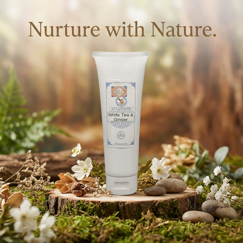 White Tea & Ginger Goat Milk Lotion 8 oz.