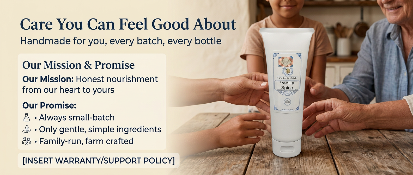 Vanilla Spice Goat Milk Lotion 8 oz.