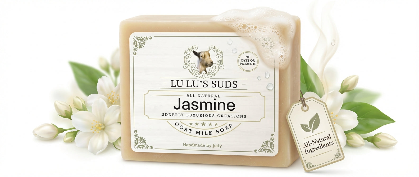 Jasmine Goat Milk Soap 5 oz.