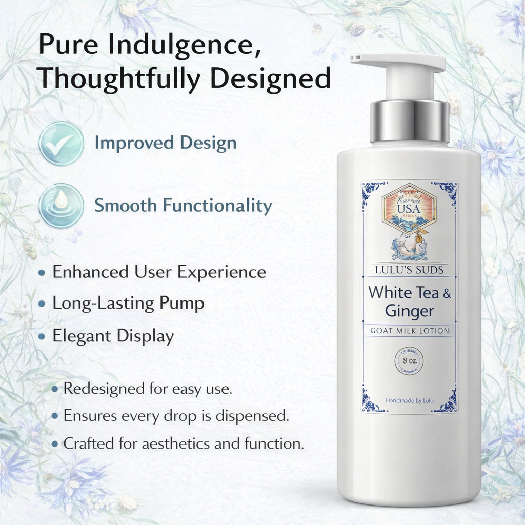 White Tea & Ginger Goat Milk Lotion 4 oz.
