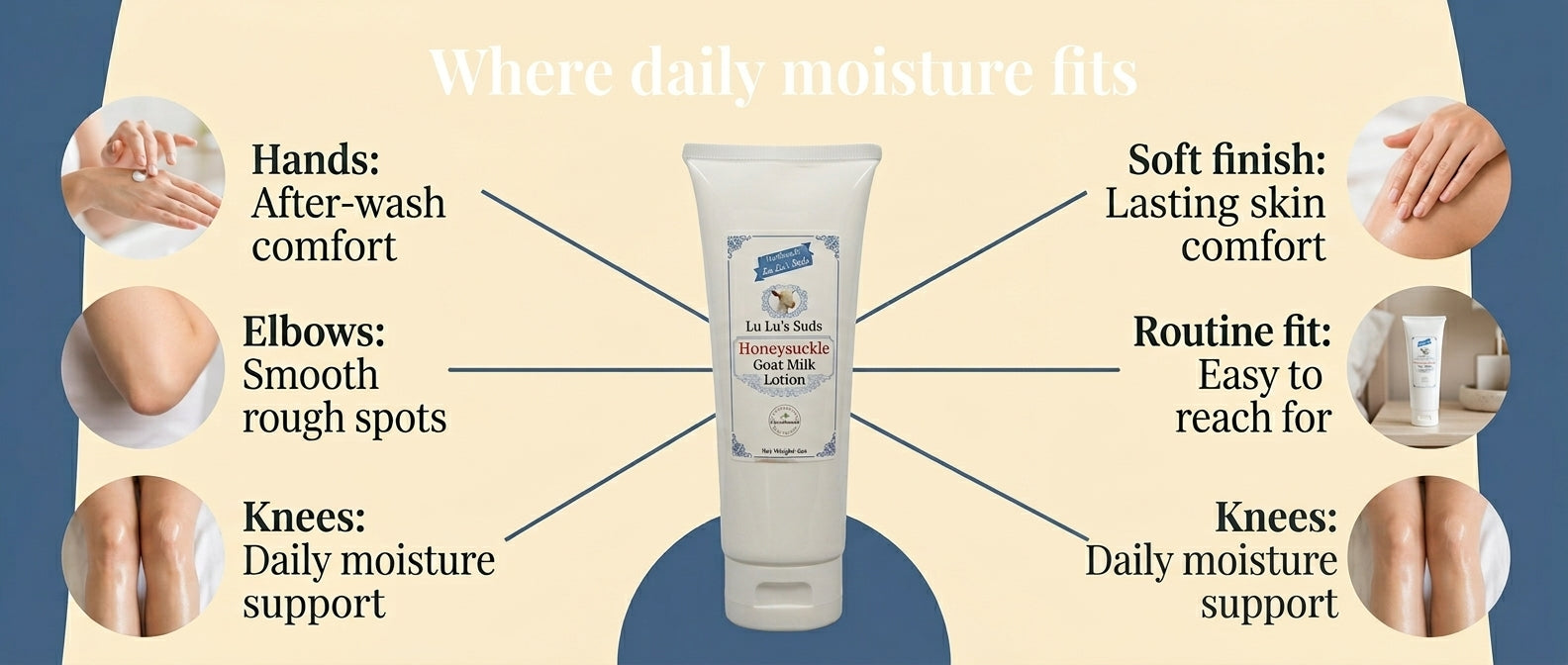 Honeysuckle Goat Milk Lotion 8 oz.