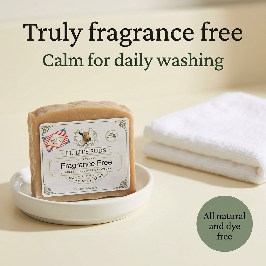 Fragrance Free Goat Milk Soap 5 oz.