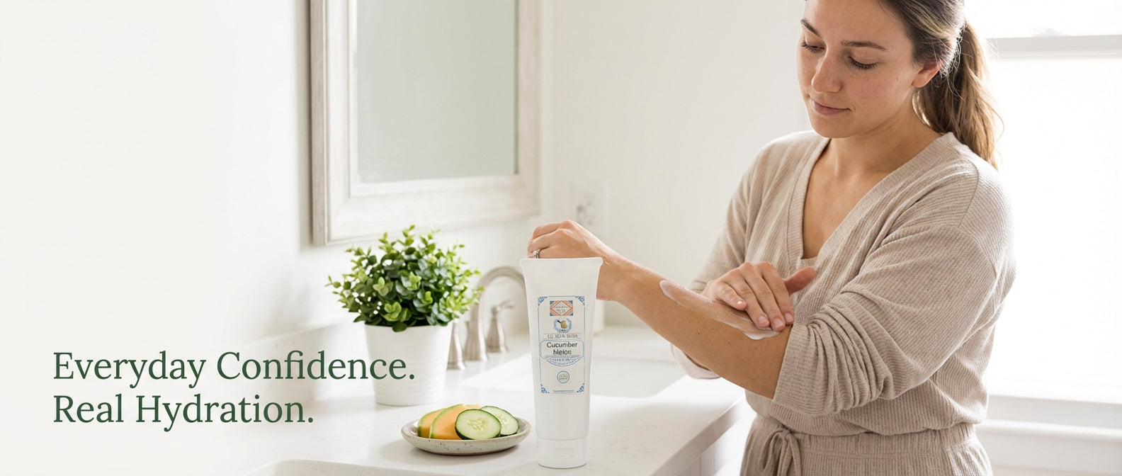 Cucumber Melon Goat Milk Lotion 8 oz.