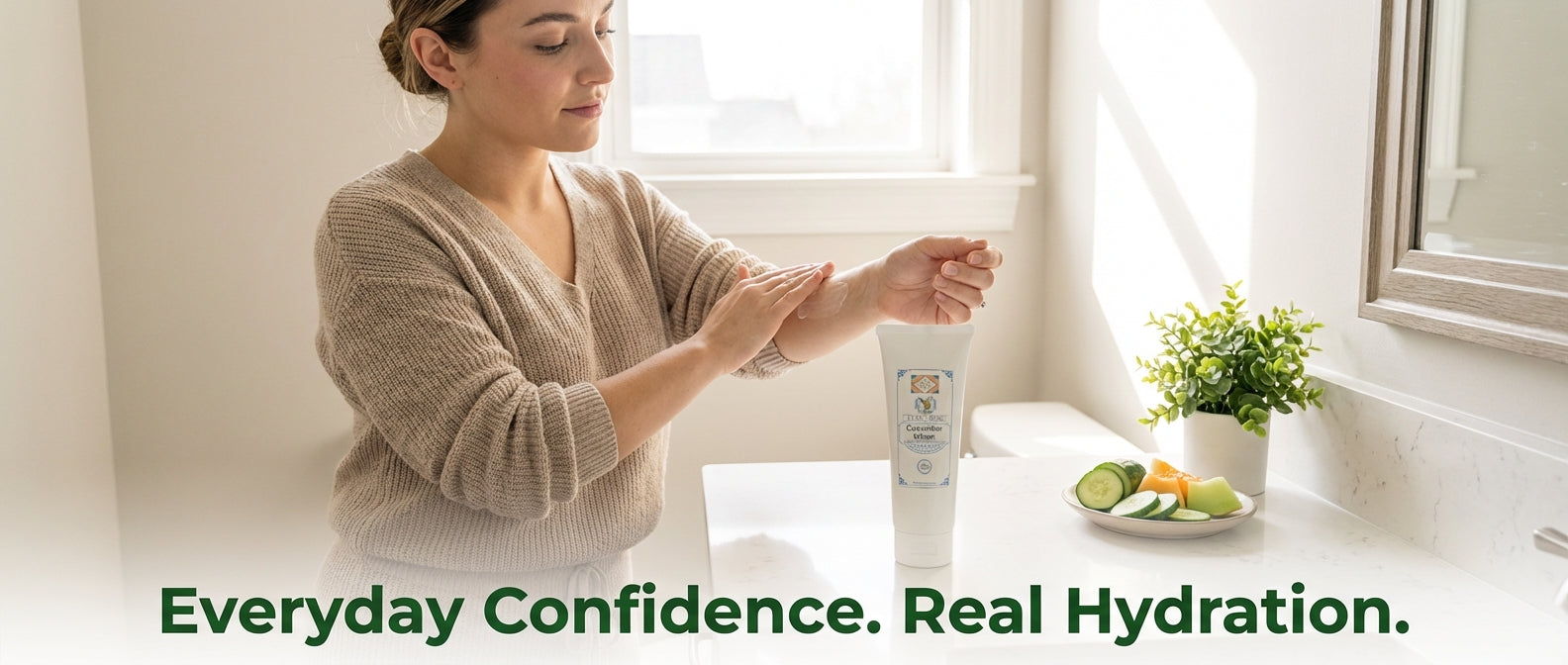 Cucumber Melon Goat Milk Lotion 8 oz.
