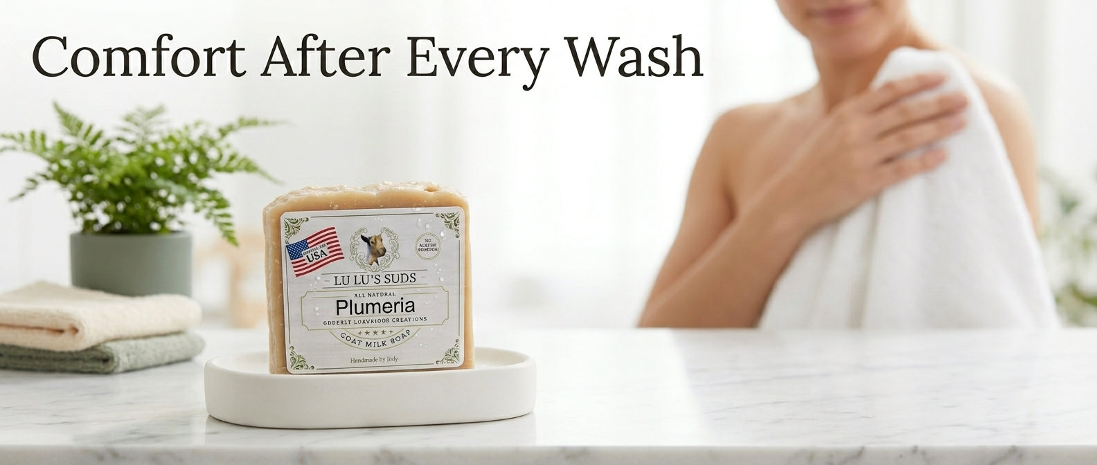 Plumeria Goat Milk Soap 5 oz.