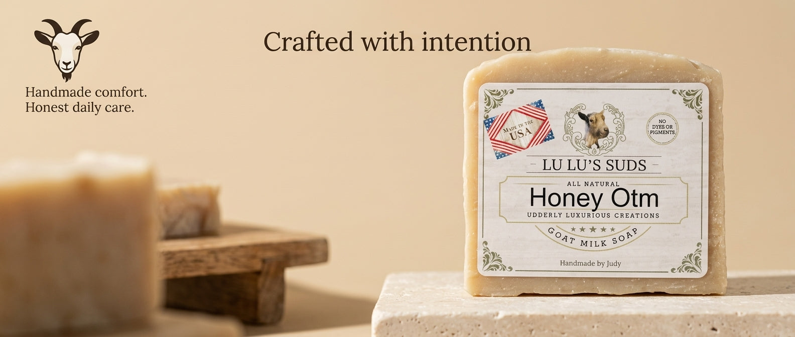Honey Oatmeal Goat Milk Soap 5 oz.