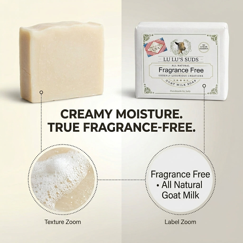 Fragrance Free Goat Milk Soap 5 oz.