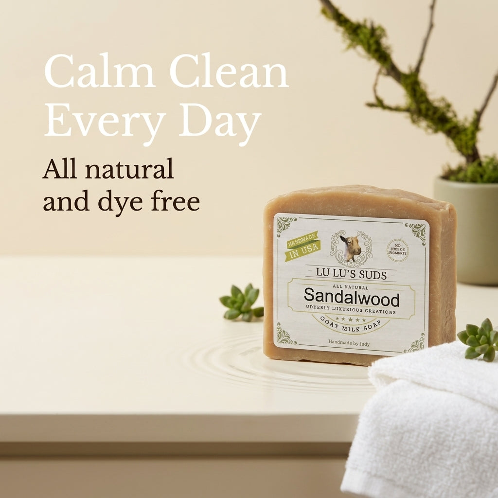 Sandalwood Goat Milk Soap 5 oz.