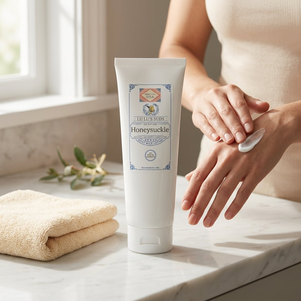 Honeysuckle Goat Milk Lotion 8 oz.