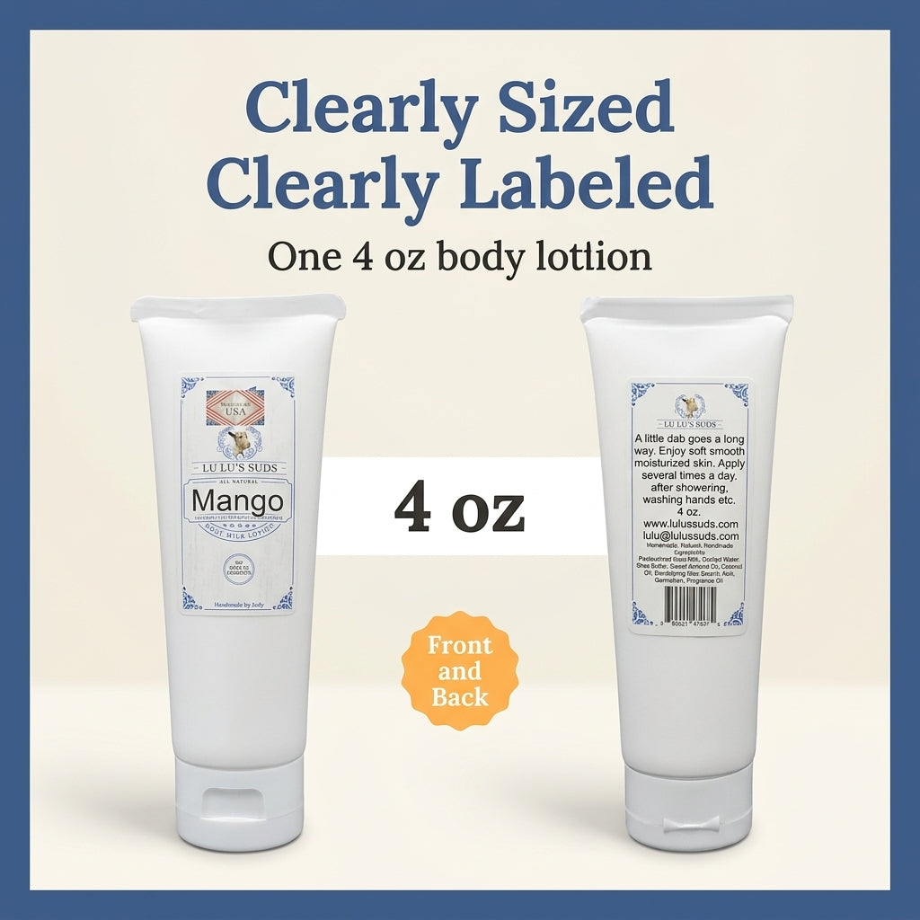 Mango Goat Milk Lotion 4 oz.