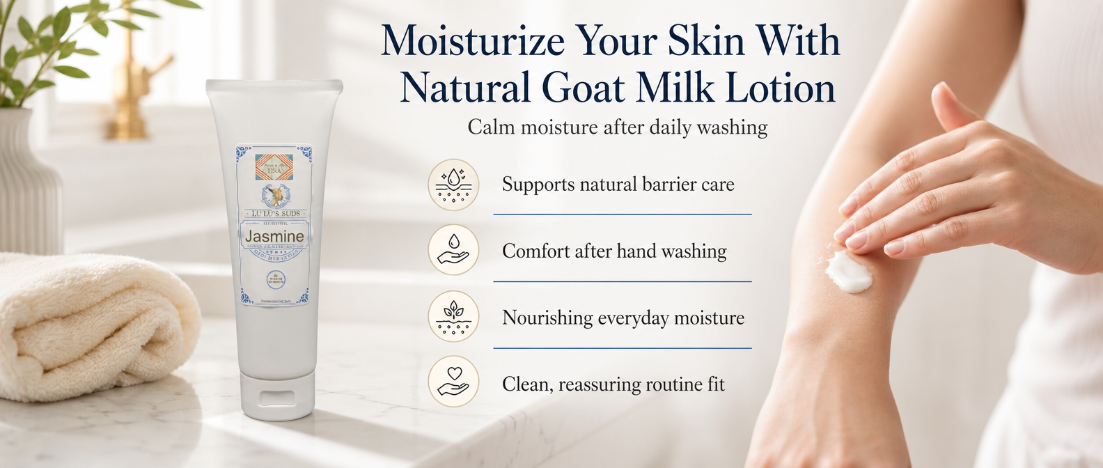 Jasmine Goat Milk Lotion 8 oz.