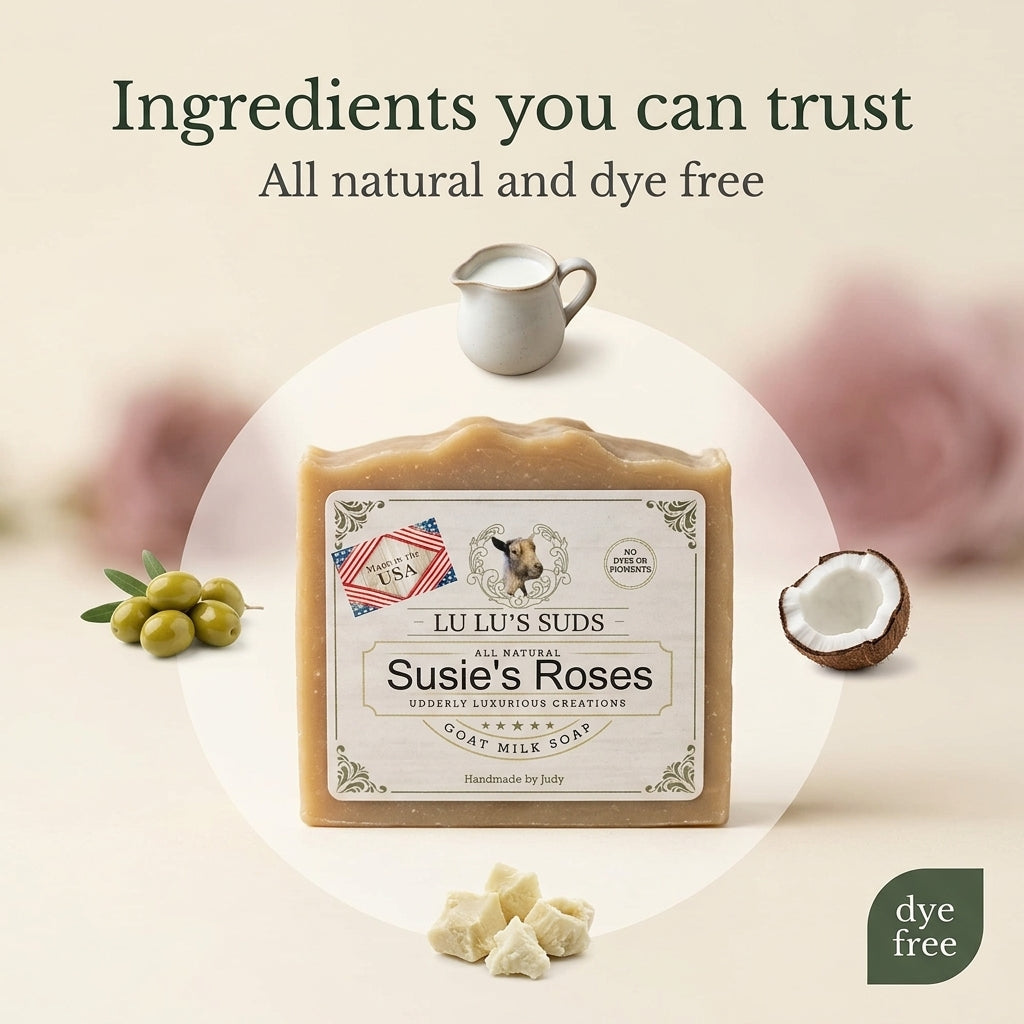 Susie's Roses Goat Milk Soap 5 oz.
